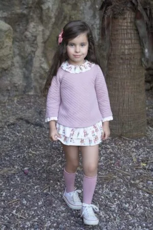 conjunto bebe blanca valiente muñecas