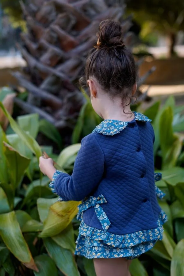 conjunto bebe estampado flores