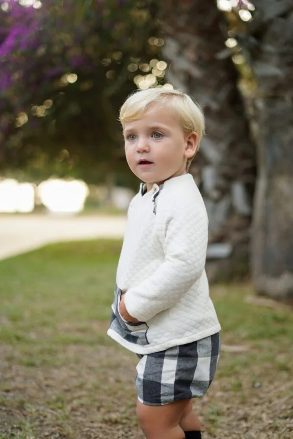 conjunto para bebe blanco