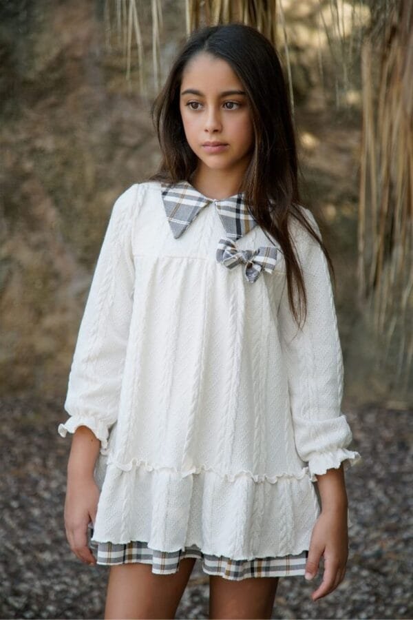 vestido niña blanco